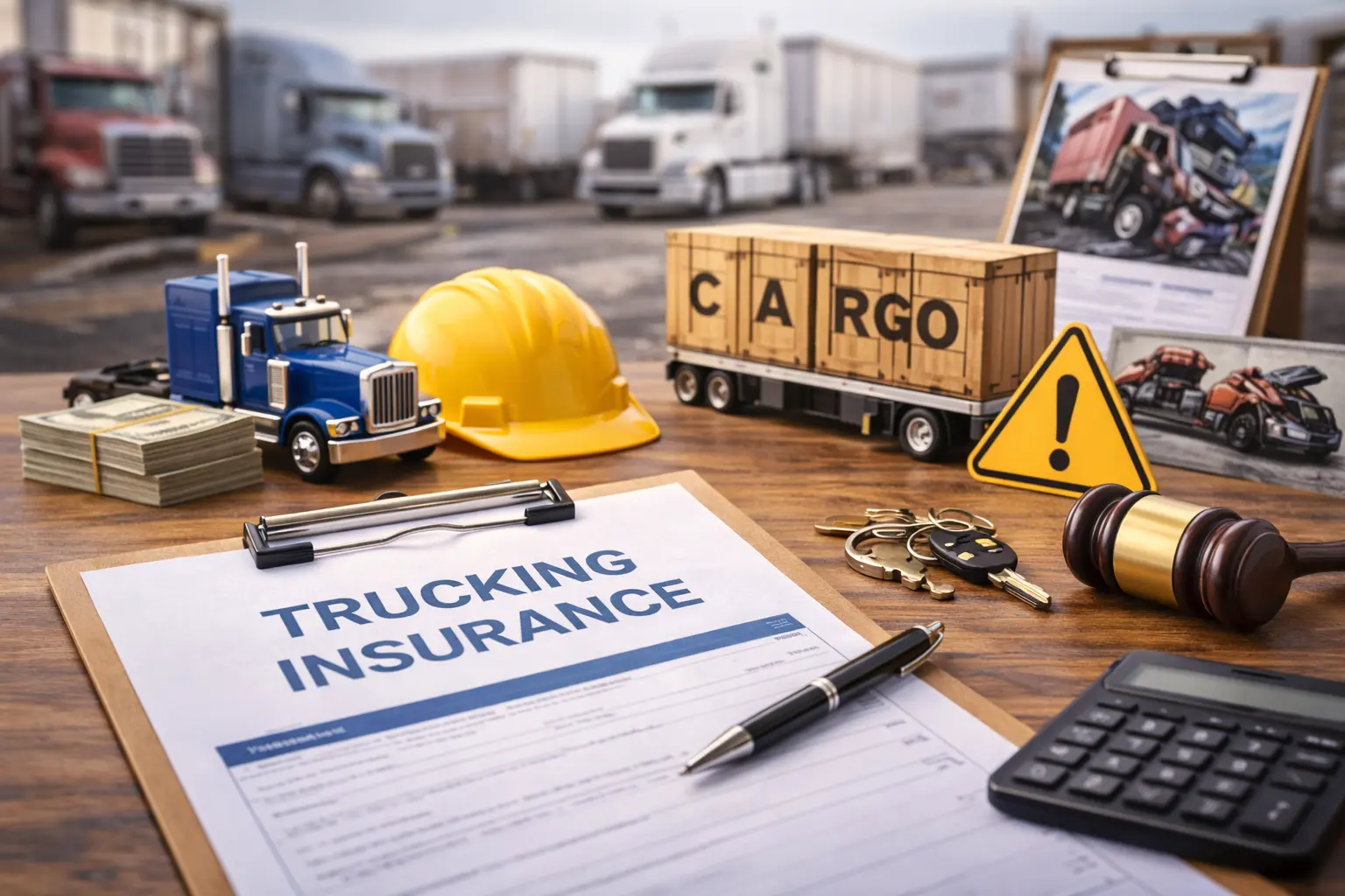 Trucking insurance coverage for commercial trucks and cargo