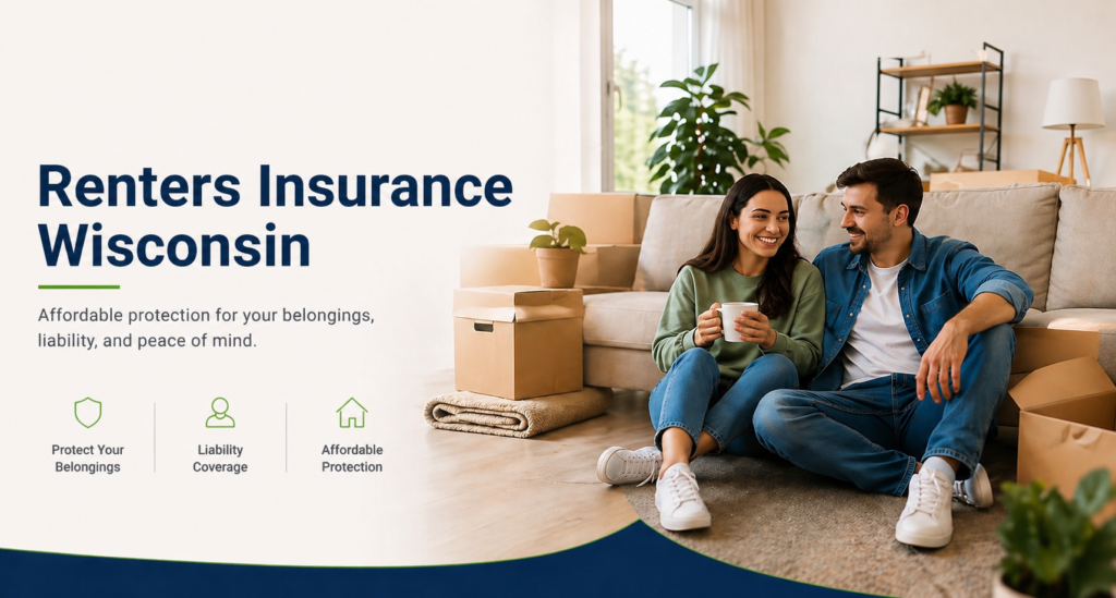 Renters insurance Wisconsin coverage protecting tenants’ belongings, liability, and rental homes across Southeastern Wisconsin