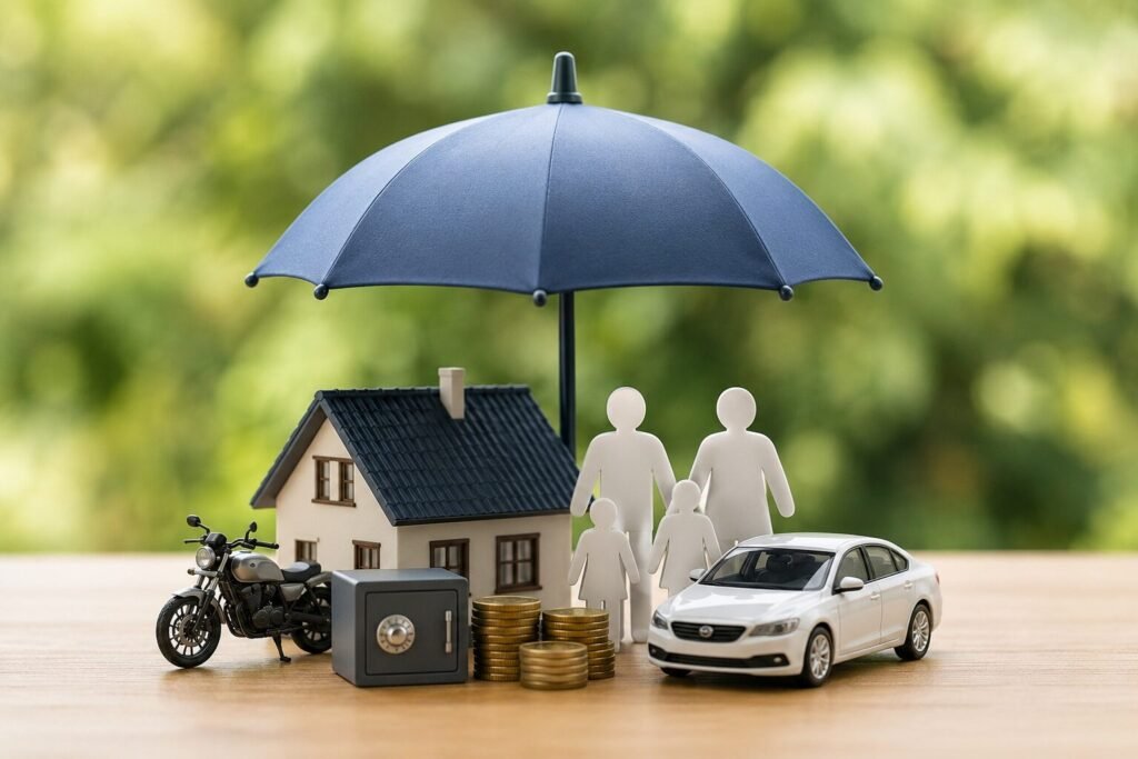 Personal insurance protection including home, auto, motorcycle, family, and financial coverage