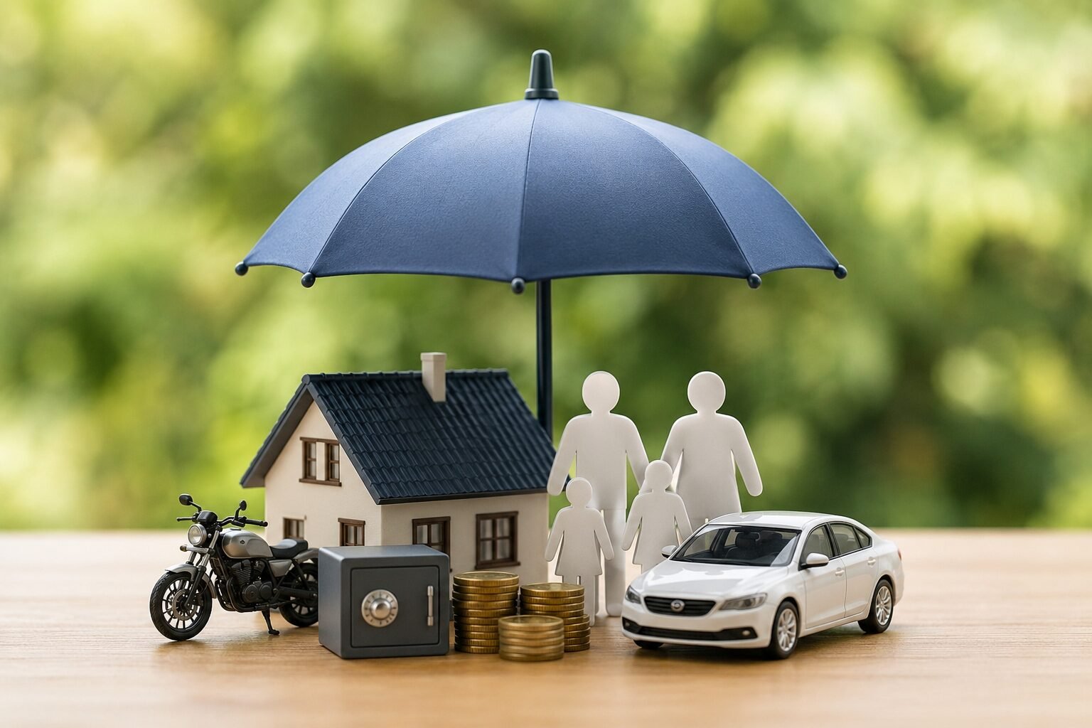 Personal insurance protection including home, auto, motorcycle, family, and financial coverage
